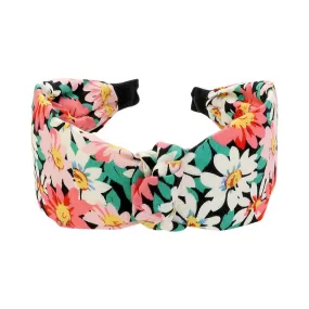 Flower Pattern Printed Knot Headband