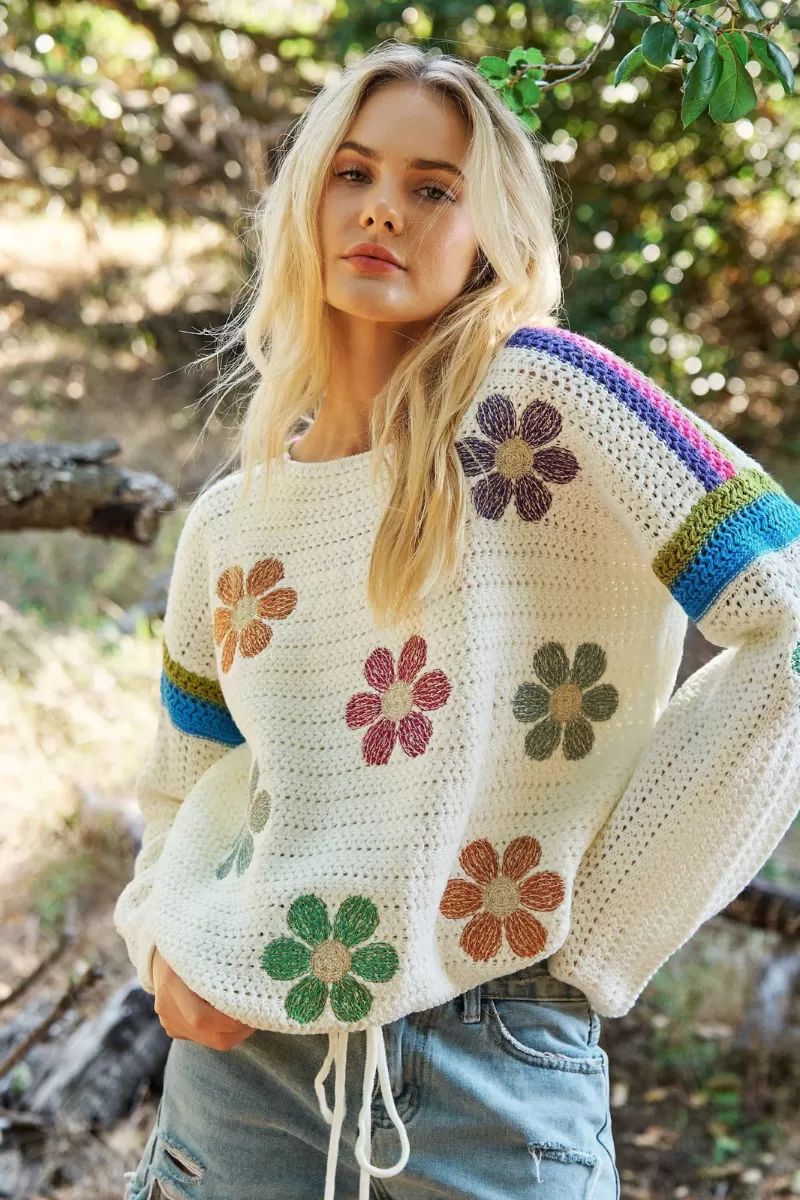 Flower Power Sweater