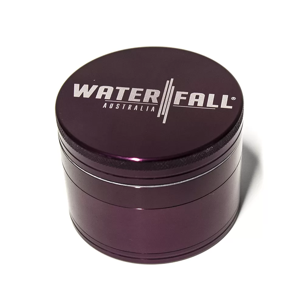 Four-Part Aluminium Grinder with Removable Screen - Purple (50mm)