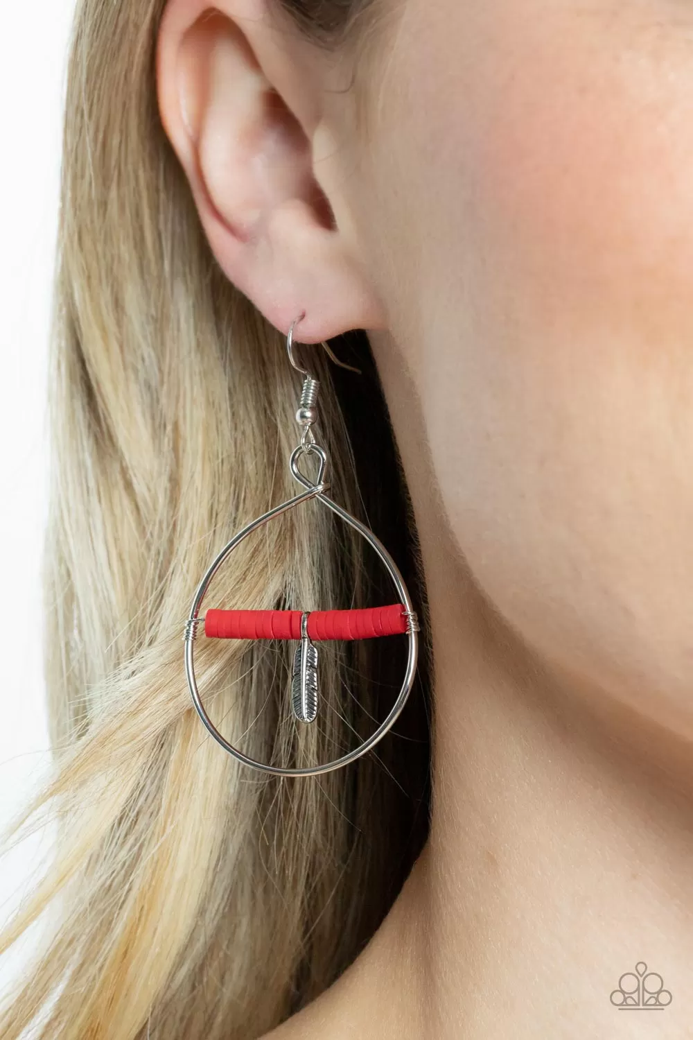 Free Bird Freedom - Red Earring