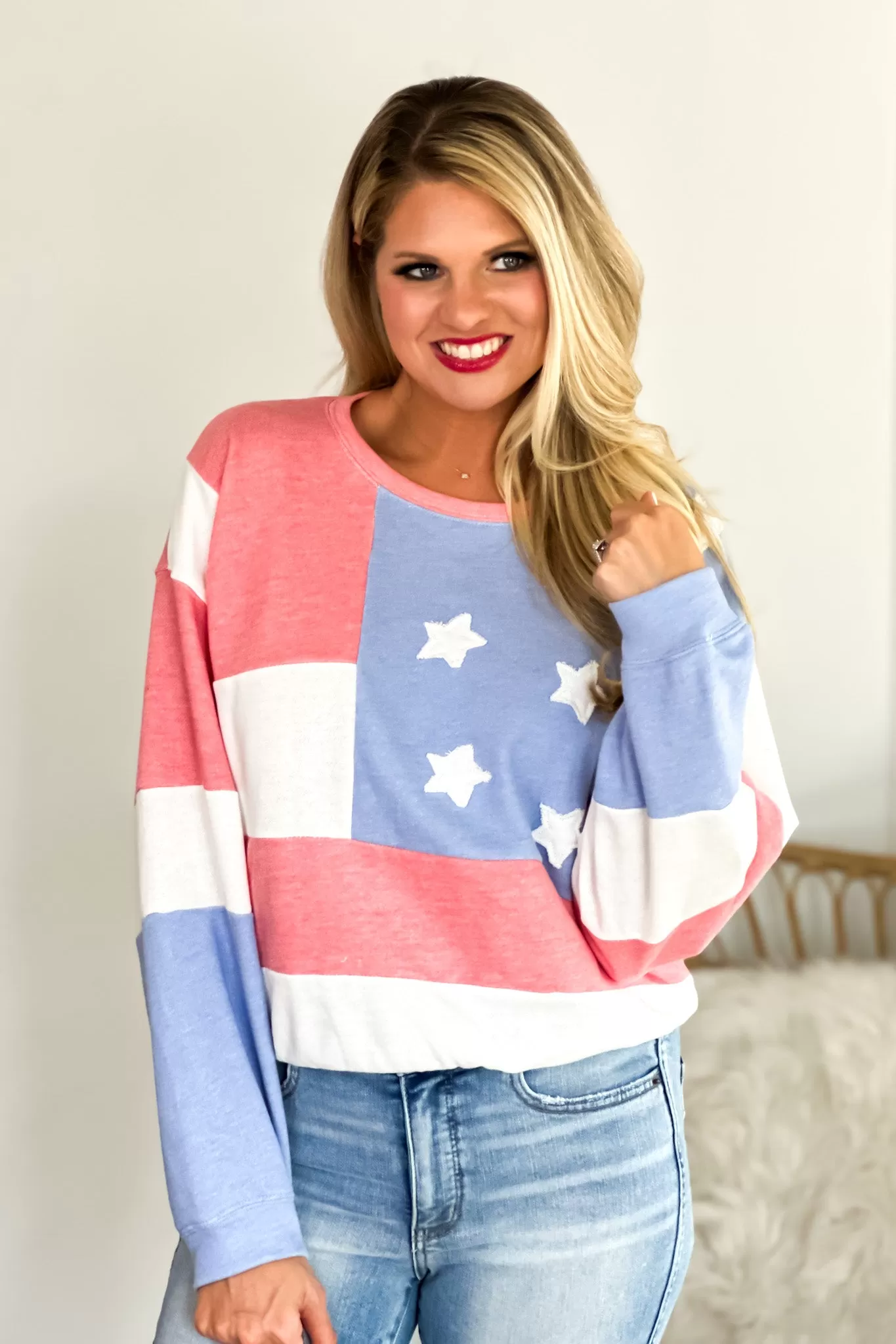 Freedom Flies Cropped Sweatshirt : Americana