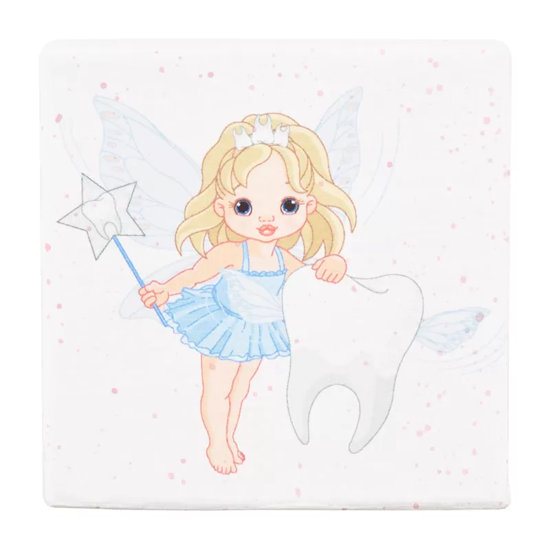 Gift Boxes-Cute Flying Tooth Fairy-Paper Mache-Square-X-Small-Quantity 1