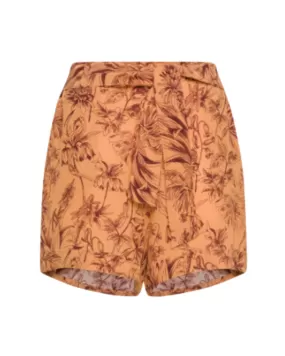 Glicine Belted Silk Short (Pesco/Moro)