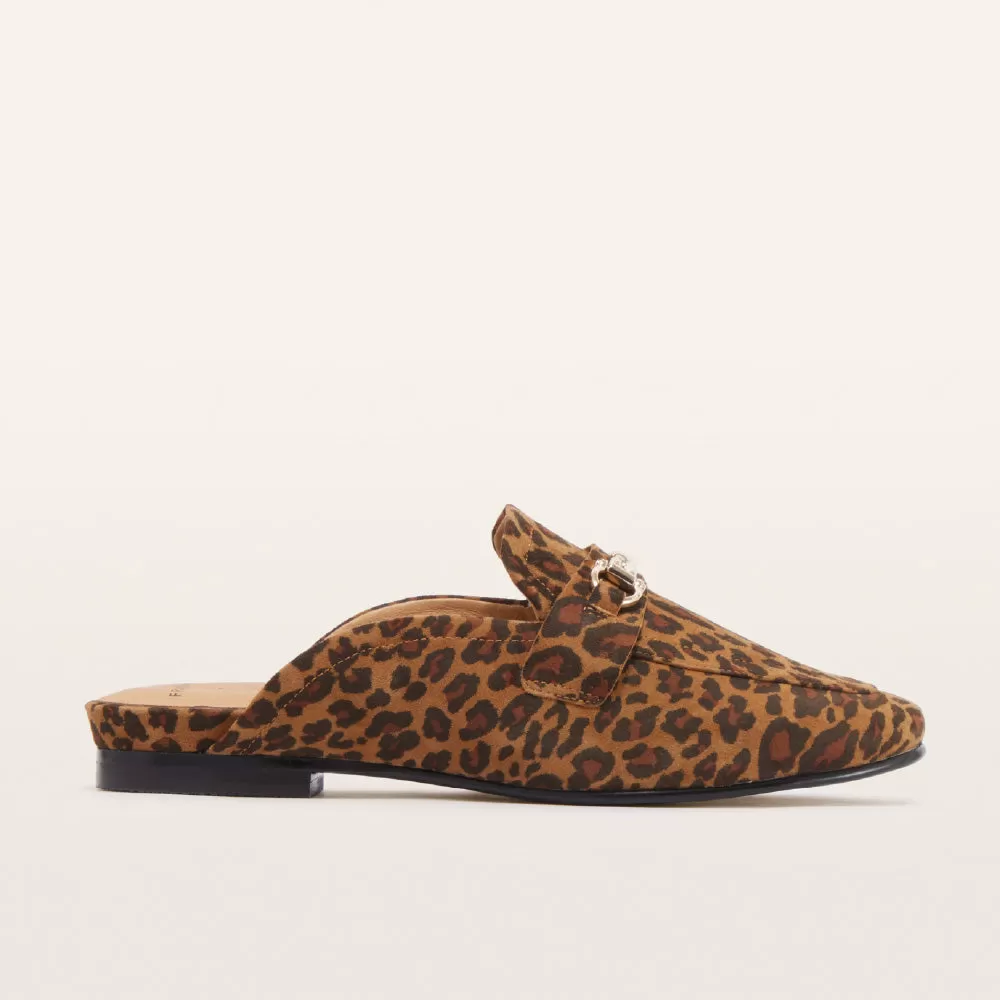 Grace Leopard Print Suede