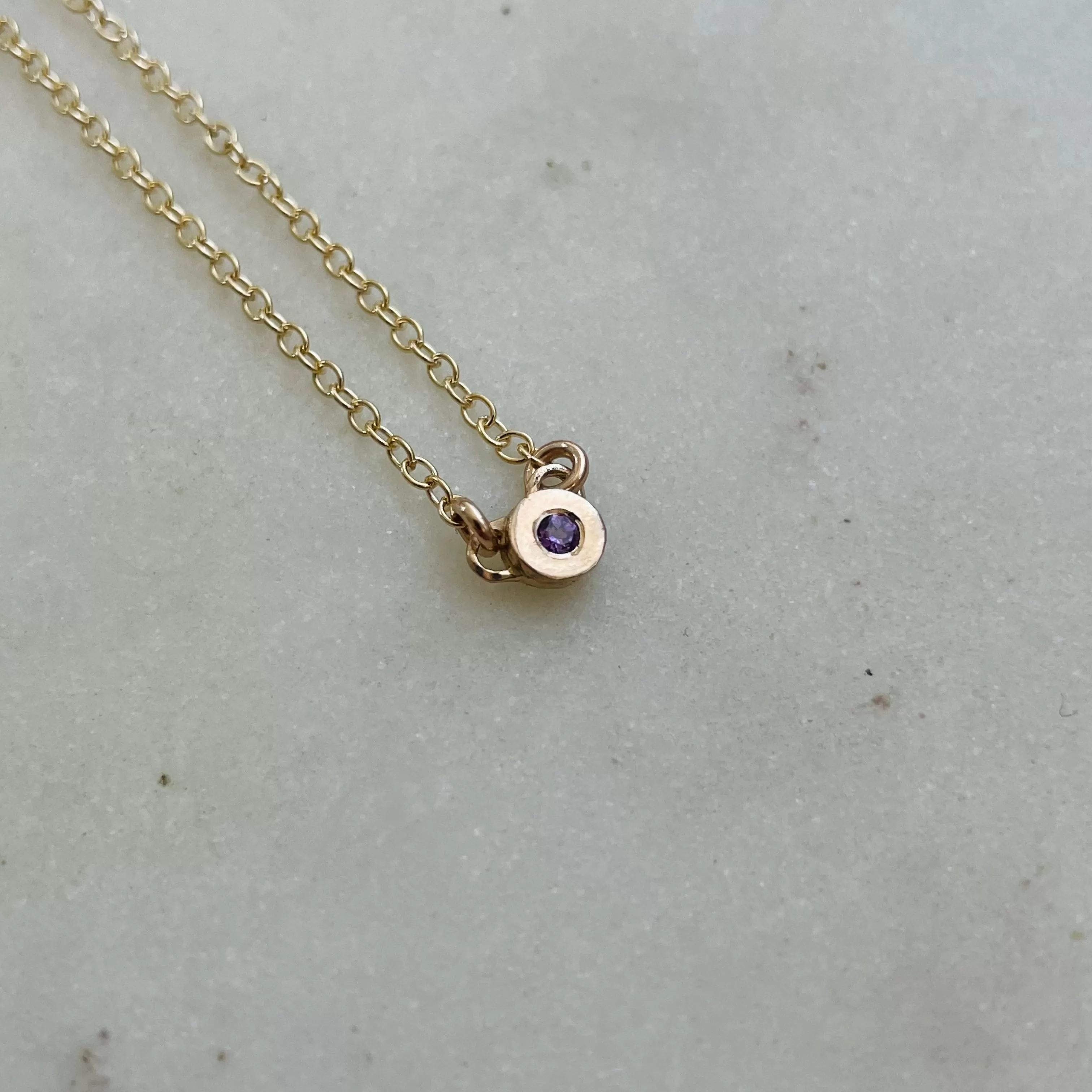 GRACE NECKLACE   AMETHYST