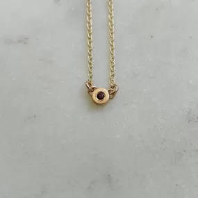 GRACE NECKLACE   GARNET