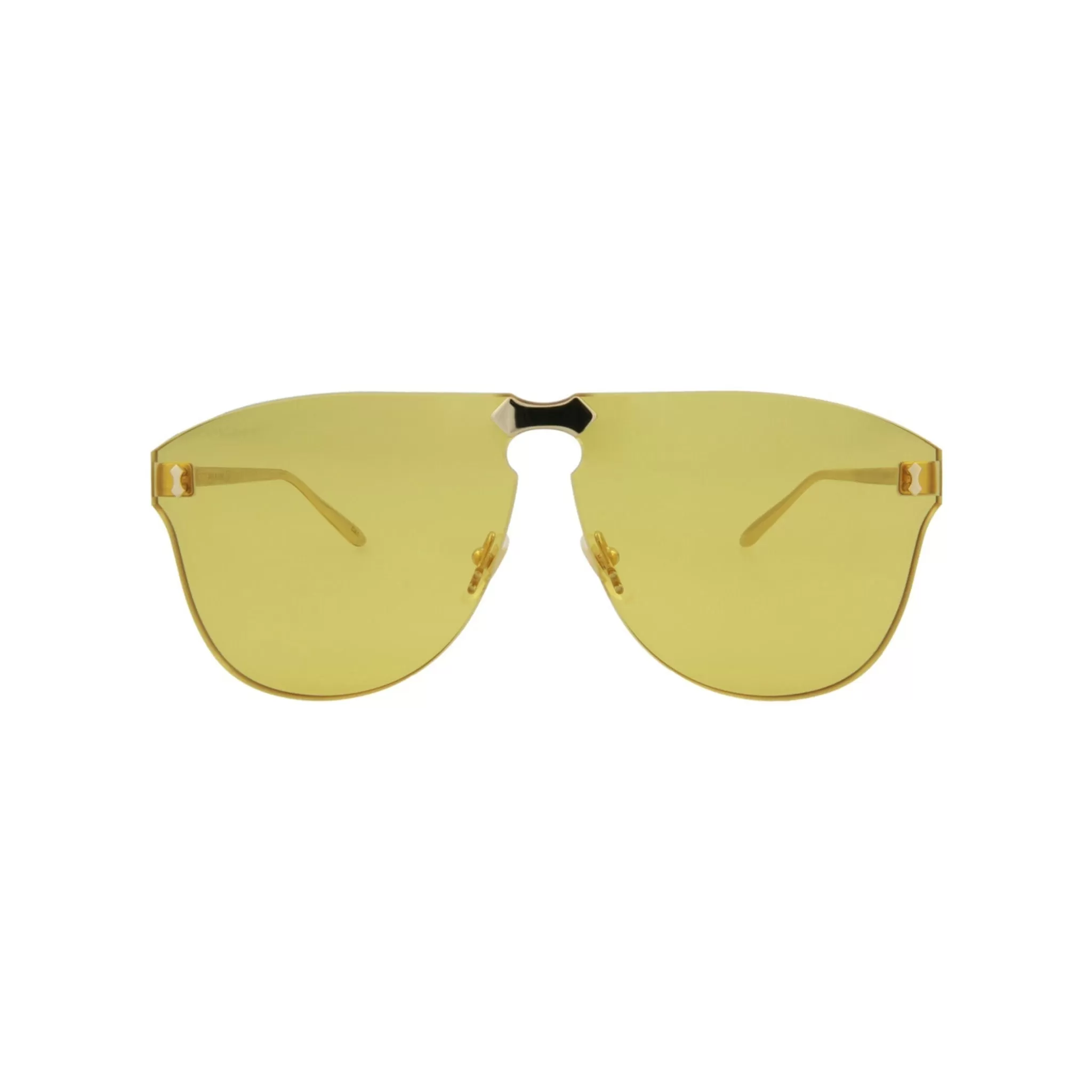 Gucci GG0354S Aviator Golden Metal Sunglasses (S)