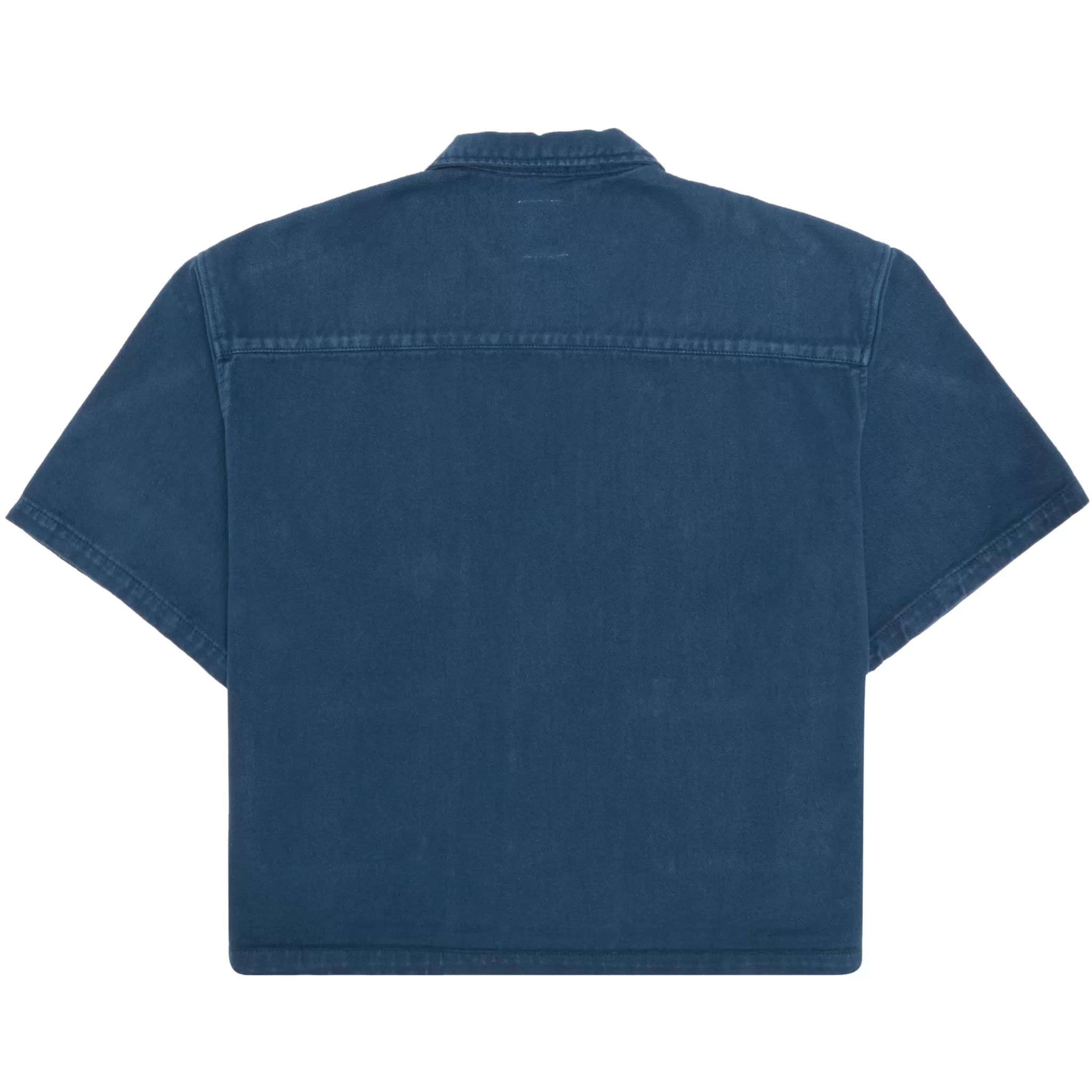 Heavyduty BOXY SHIRT- Washed Navy