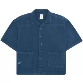 Heavyduty BOXY SHIRT- Washed Navy