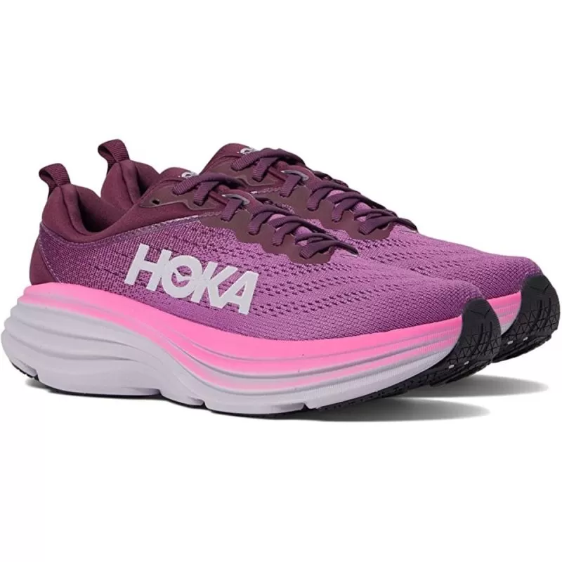 Hoka One One women's running shoe W Bondi 8 1127952/BGWN beautyberry-grape 