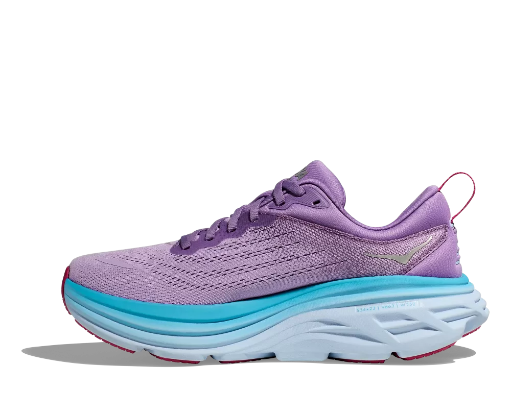 'HOKA' Women's Bondi 8 - Chalk Violet / Pastel Lilac