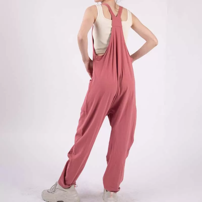 Hottie Shottie Raw Edge Jumpsuit