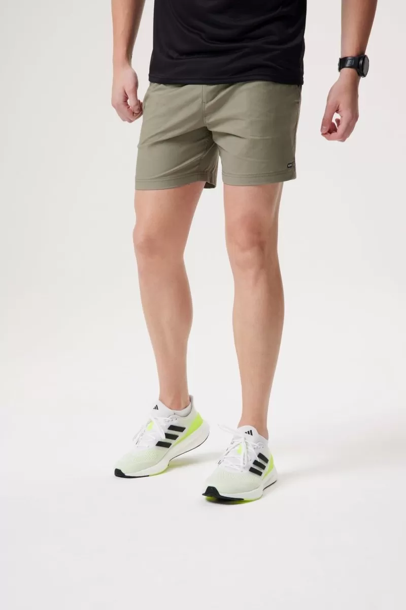 INSPORT MEN'S BONDI GYM MILITARY GREEN SWIM SHORTS