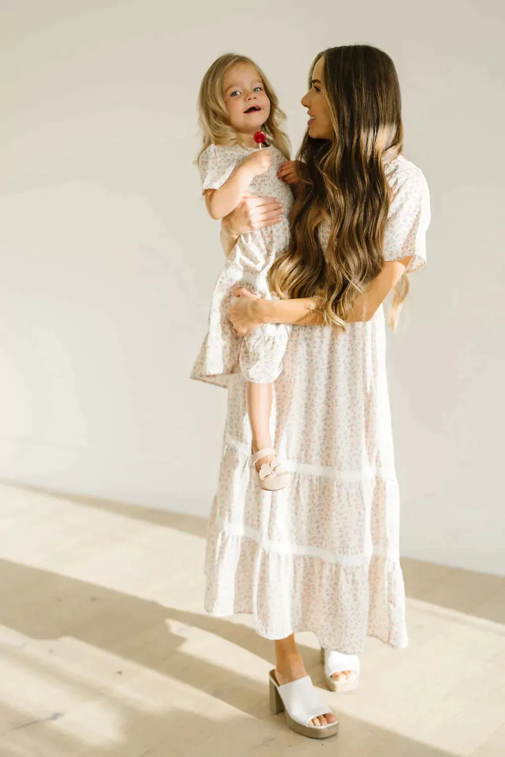 Isla Dress in Light Blush - Kids