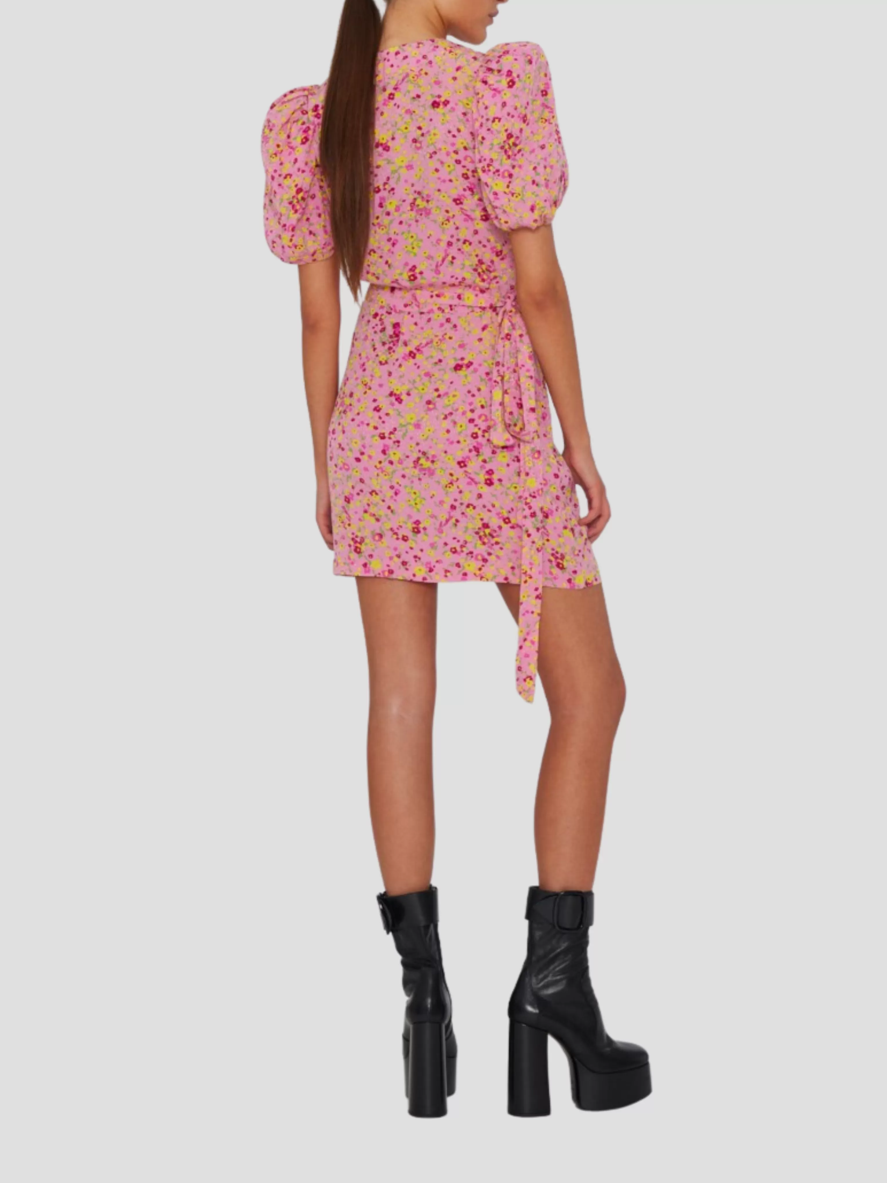 Jacquard Belted Dress