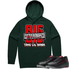 Jordan 2 Low Christmas 2s Hoodie to Match - RED BIG BANK