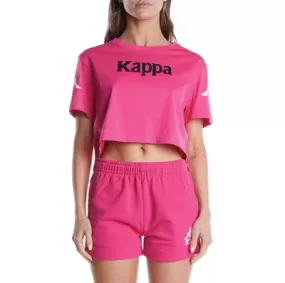 KAPPA Authentic Amilk T-Shirt - Pink Black