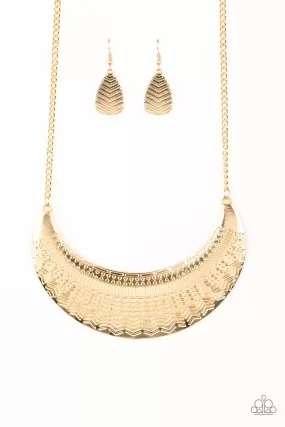 Large As Life Gold-Necklace