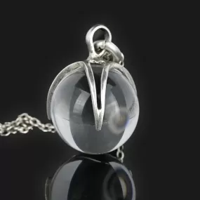 Large Pools of Light Art Deco Rock Crystal Necklace