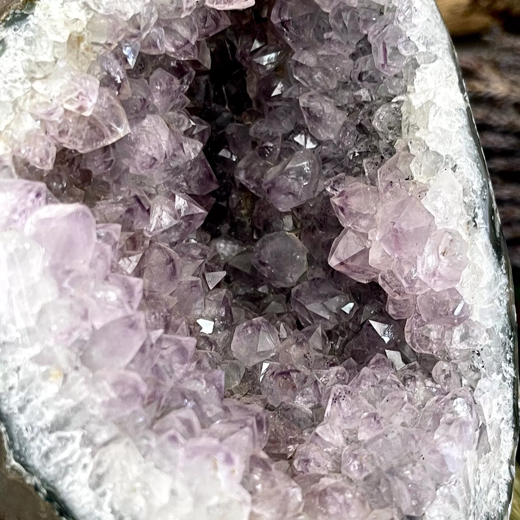 Large Self Standing Amethyst Geode Crystal Cluster / FoxlarkCrystals