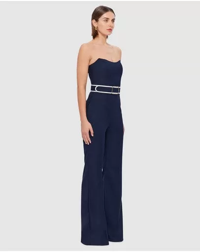 Leo Lin Mary Jumpsuit - Oxford Blue