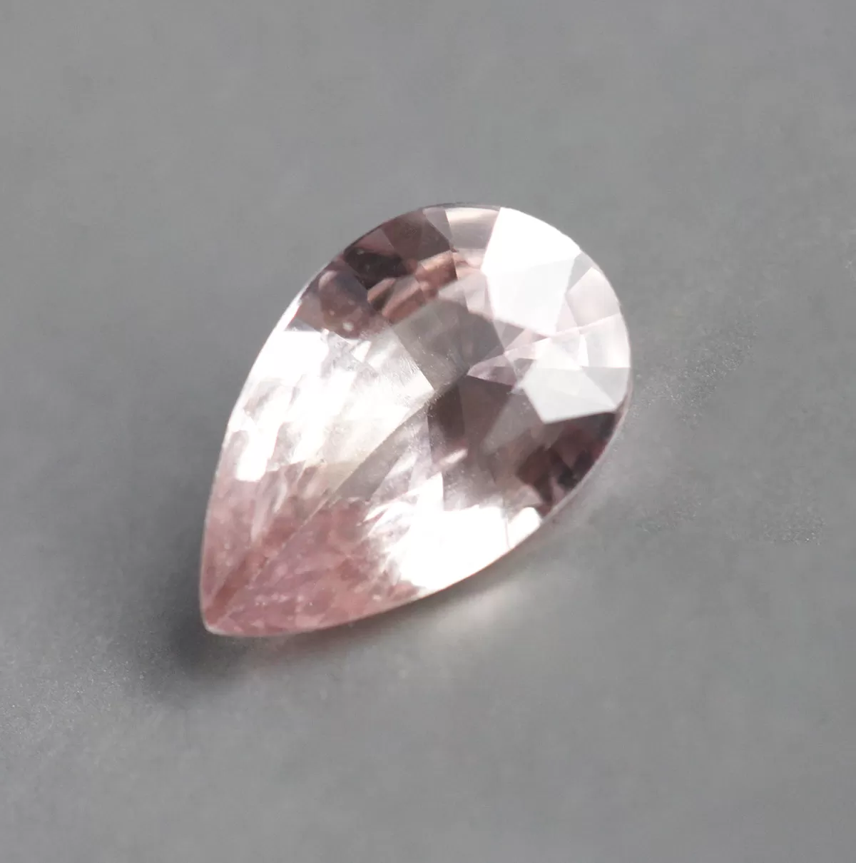 Loose 2.03 Ct Pear Peach Pink Sapphire