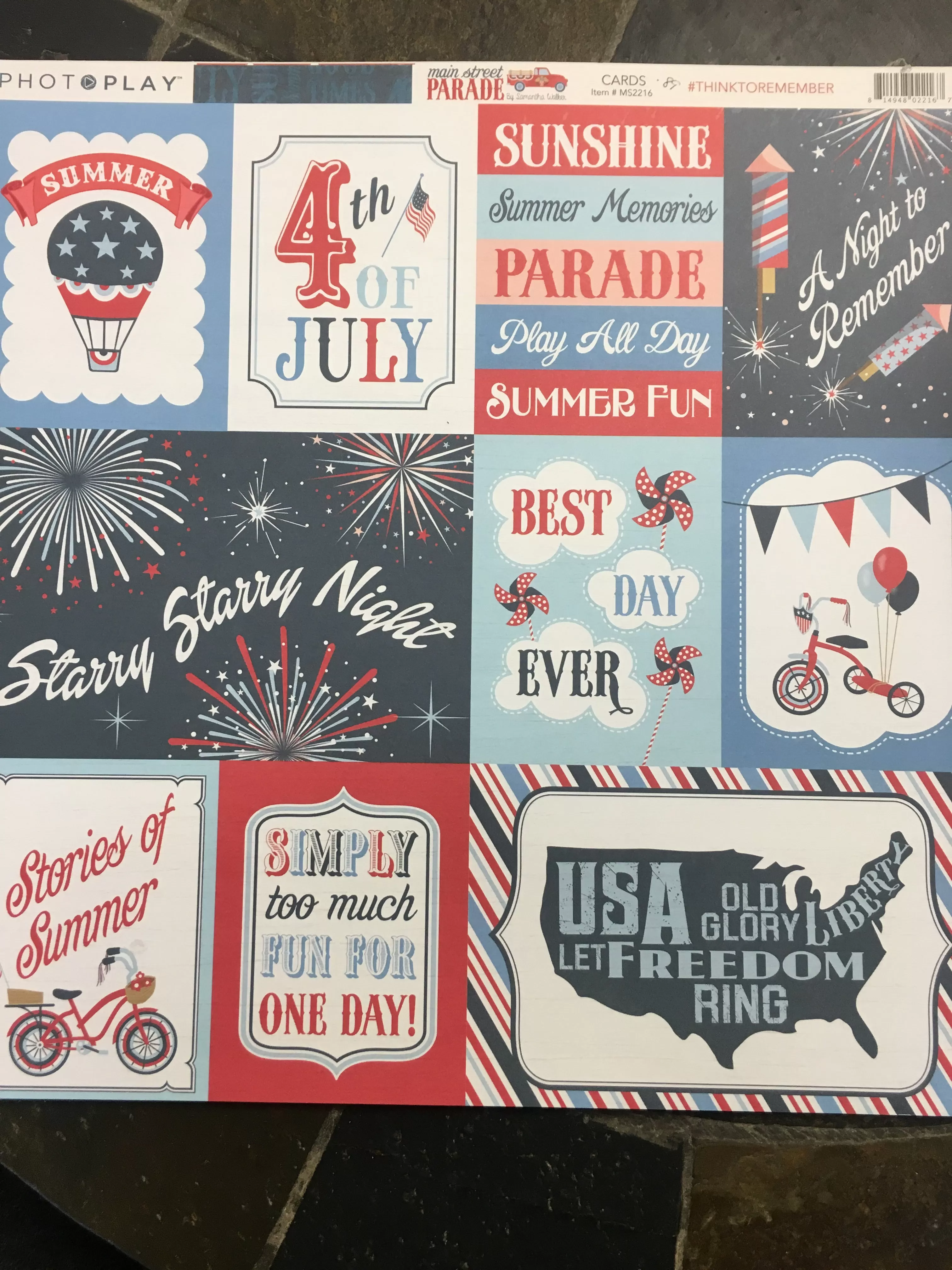 Main Street Parade Cards