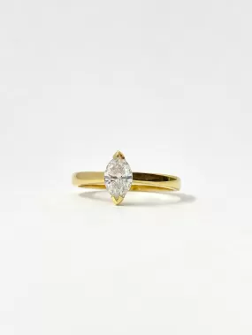 Marquise Diamond Solitaire Ring