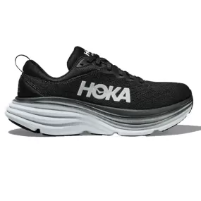 Mens Hoka Bondi 8 - Black / White