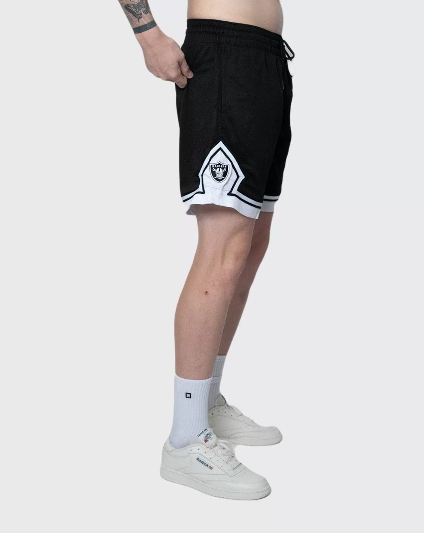 new era mesh las vegas raiders short