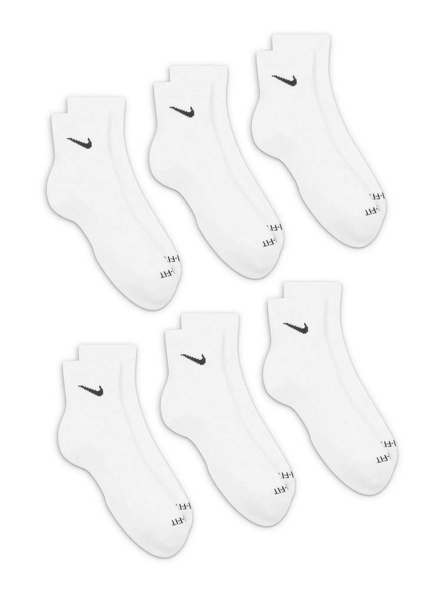 NIKE NK EVERYDAY PLUS CUSHION 6 PACK