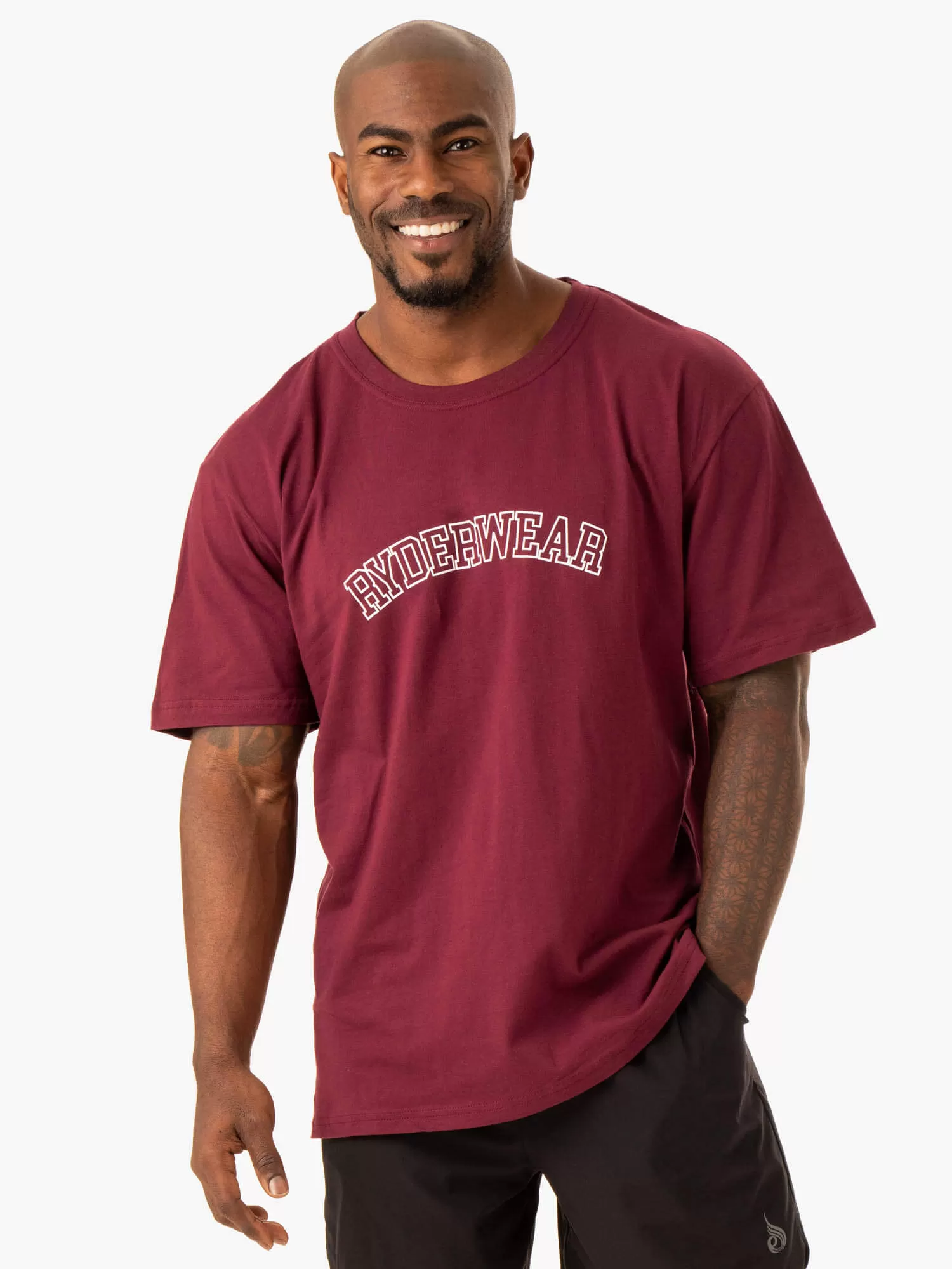 Oversized T-Shirt - Maroon