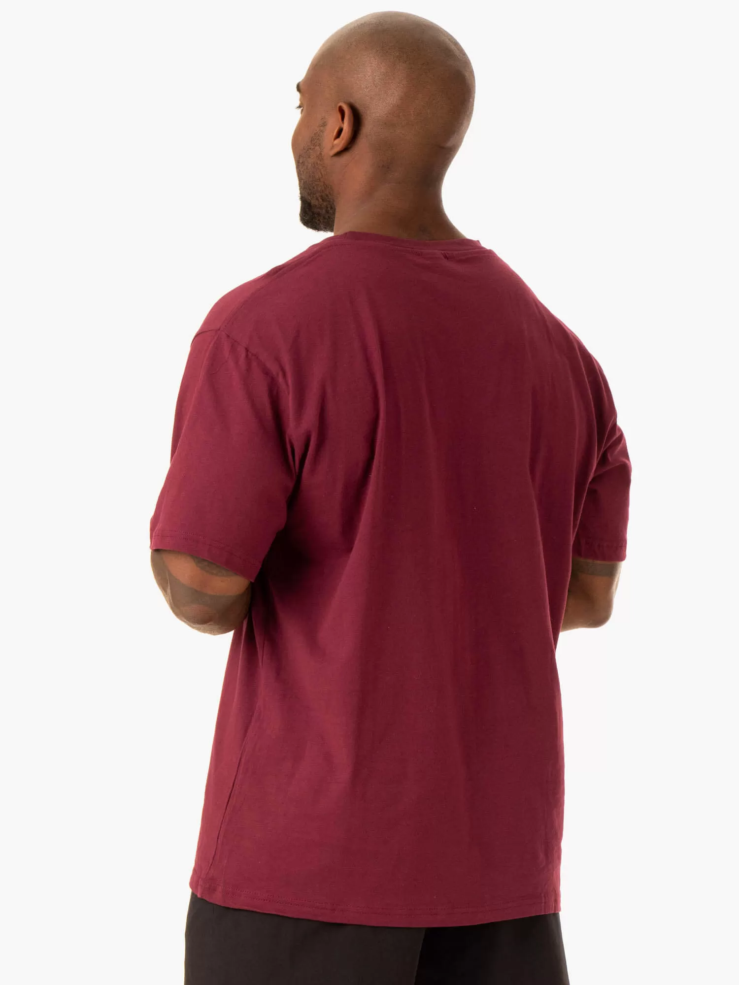 Oversized T-Shirt - Maroon