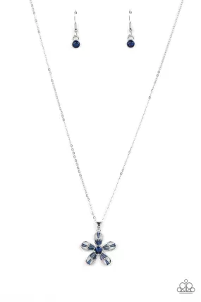 Paparazzi Botanical Ballad - Blue Necklace