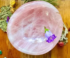 Pink Desert Rose Quartz Bowl