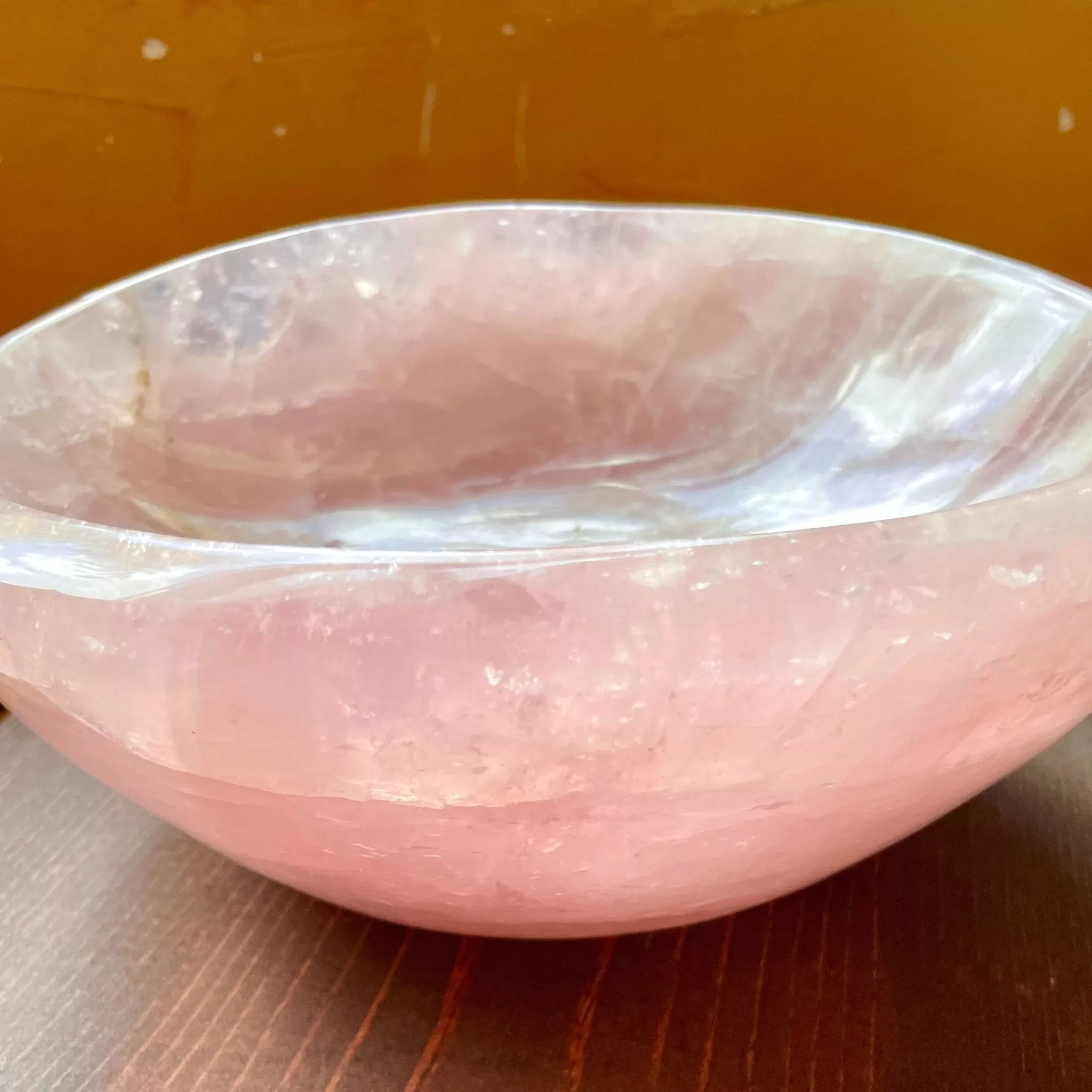 Pink Desert Rose Quartz Bowl