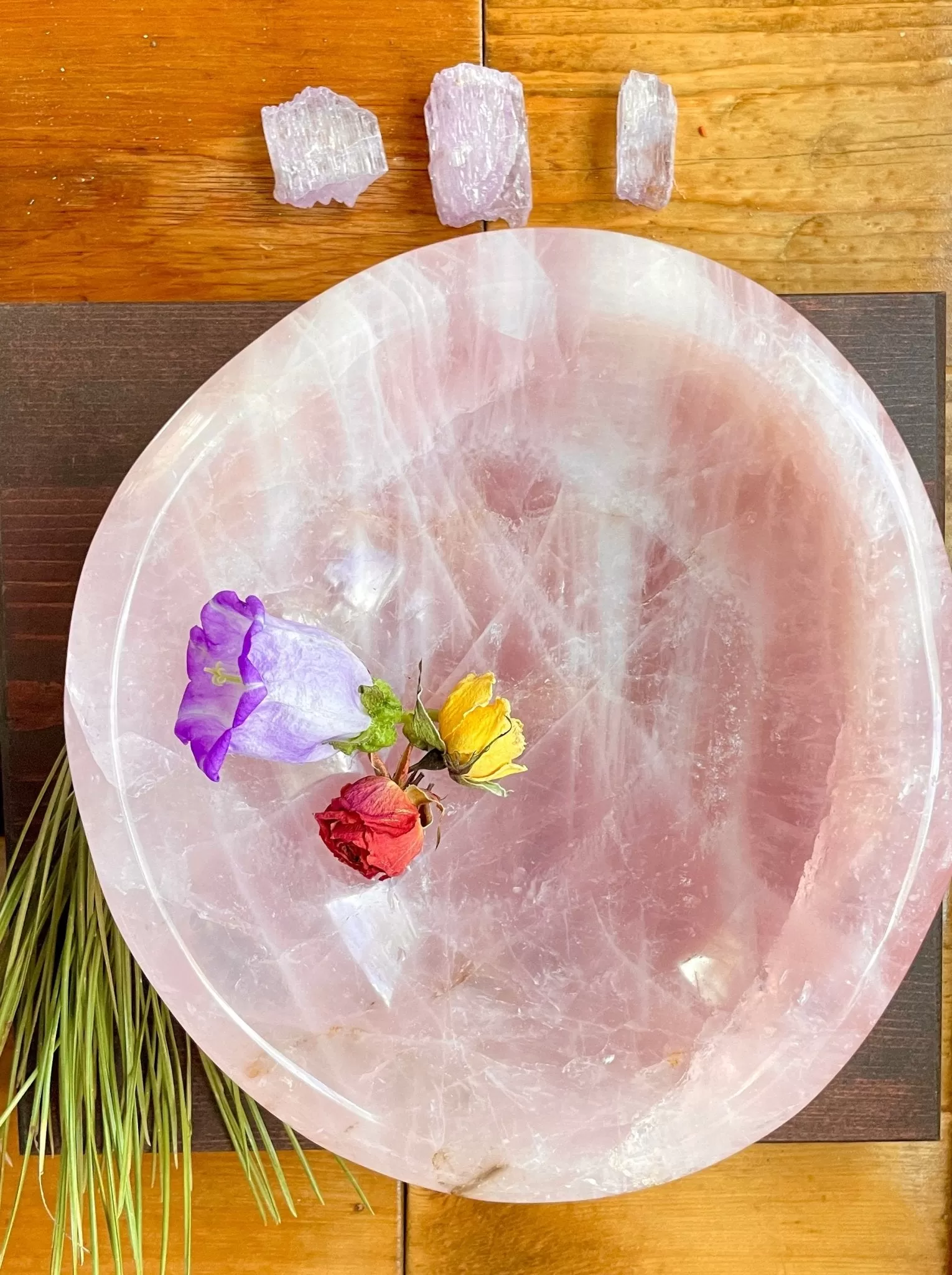 Pink Desert Rose Quartz Bowl