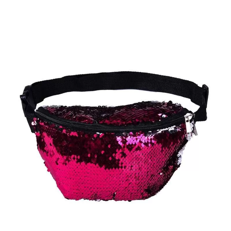 Pink Sequin Bumbag