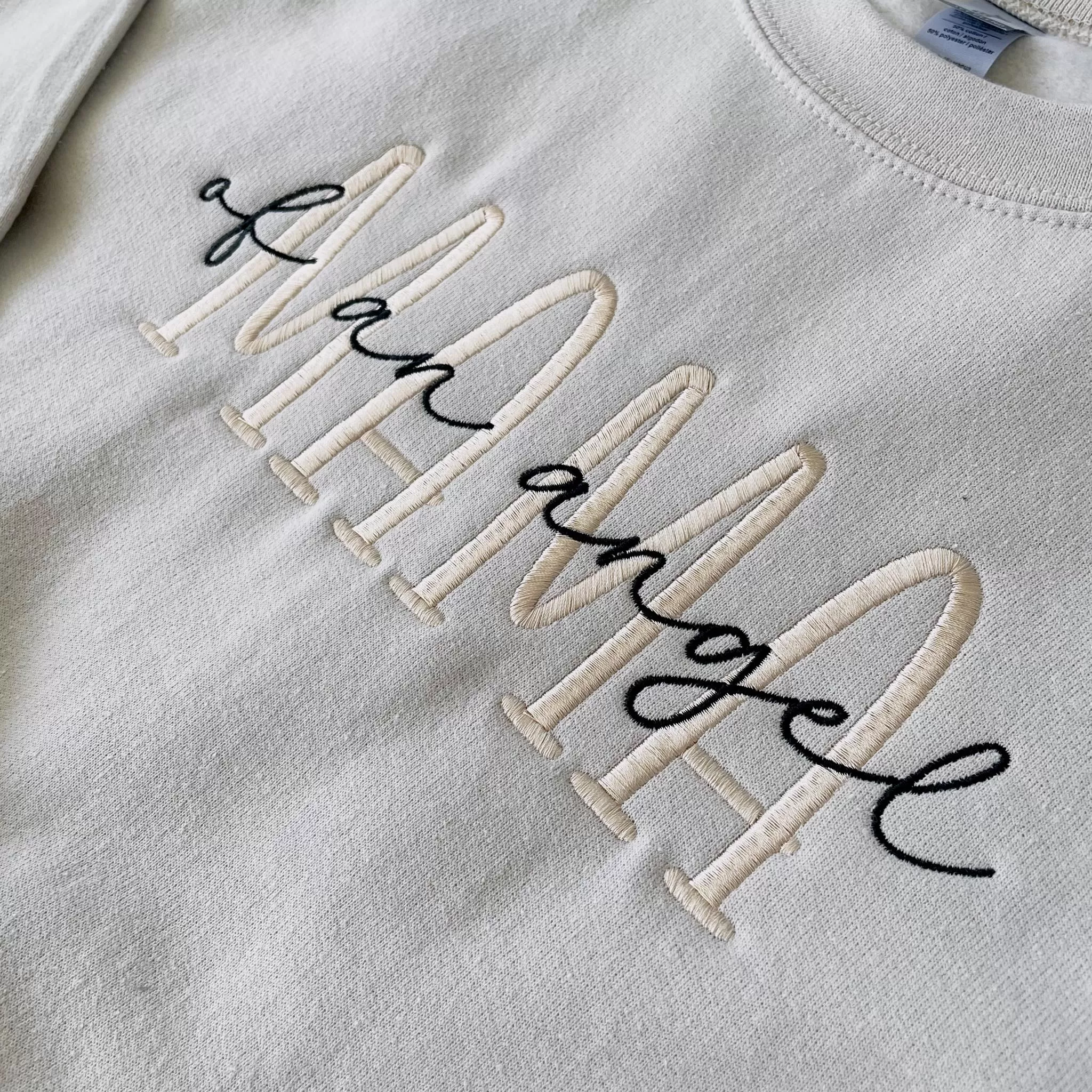 PREORDER: Mama of an Angel Embroidered Sweatshirt