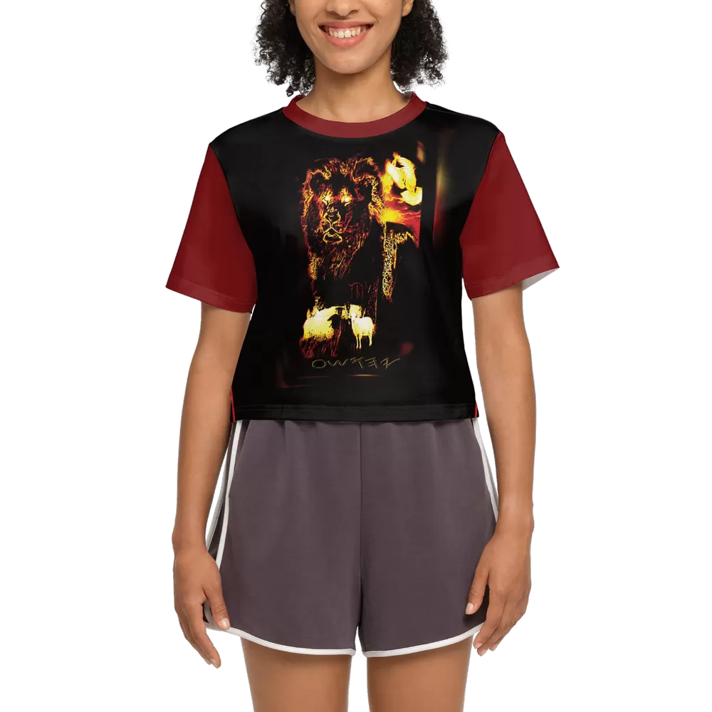 Prince of Peace 01-01 Designer Cropped High Performance SORONA T-shirt