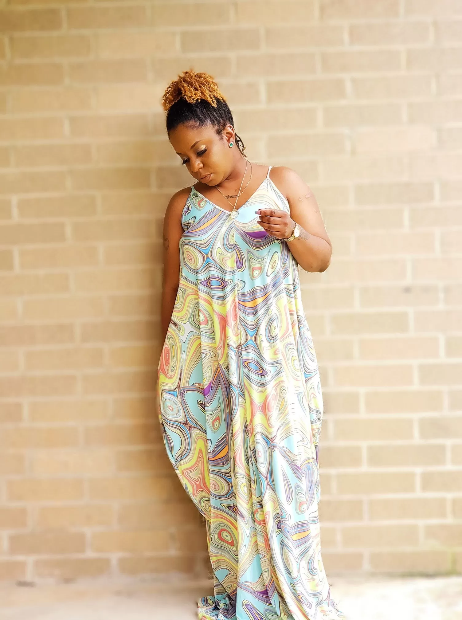 PSYCHEDELIC DREAM - Oversized Maxi Dress