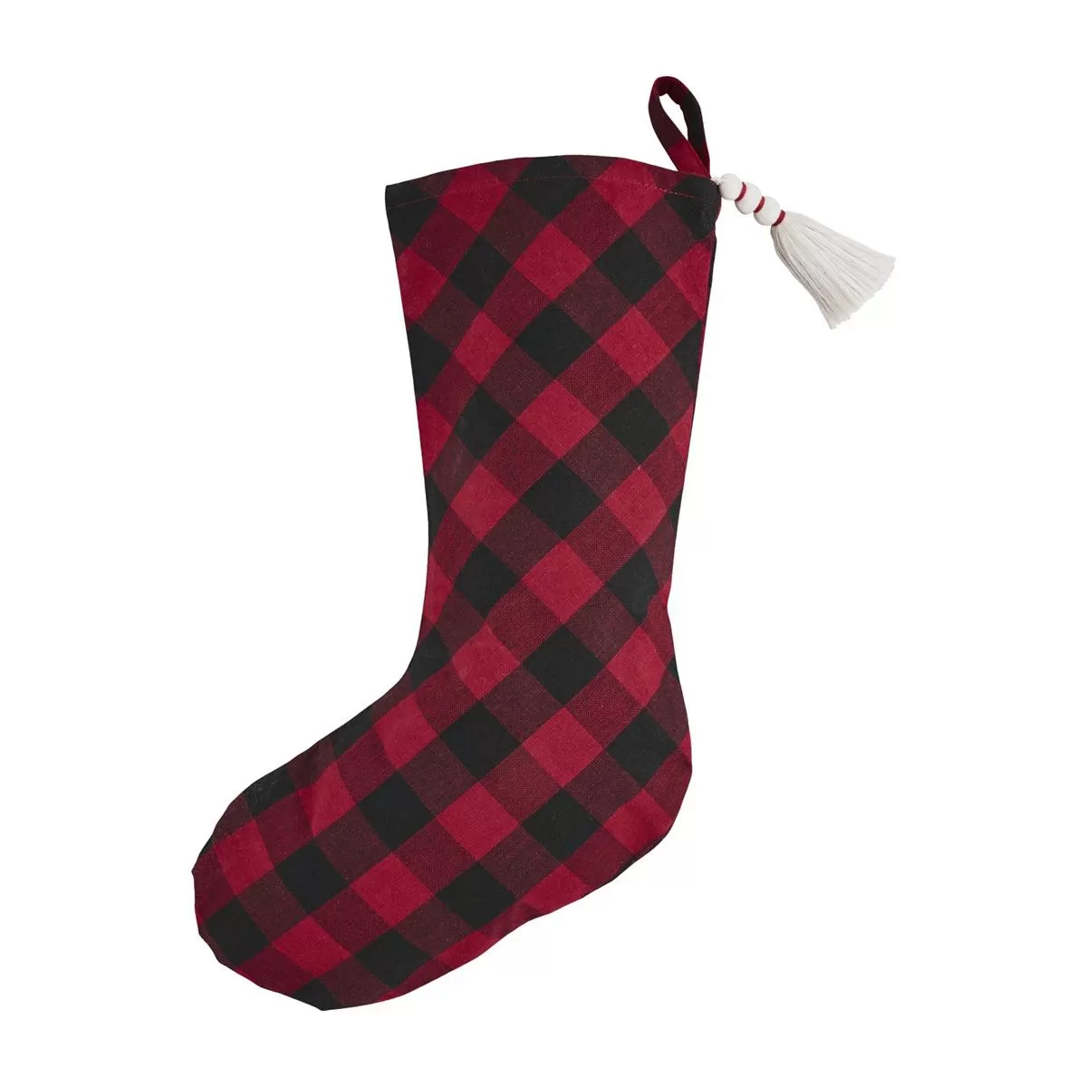 Red Check Christmas Stocking