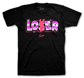 Retro 14 Shocking Pink Shirt - Lover - Black