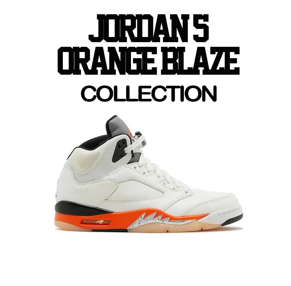 Retro 5 Orange Blaze Freedom Shirt