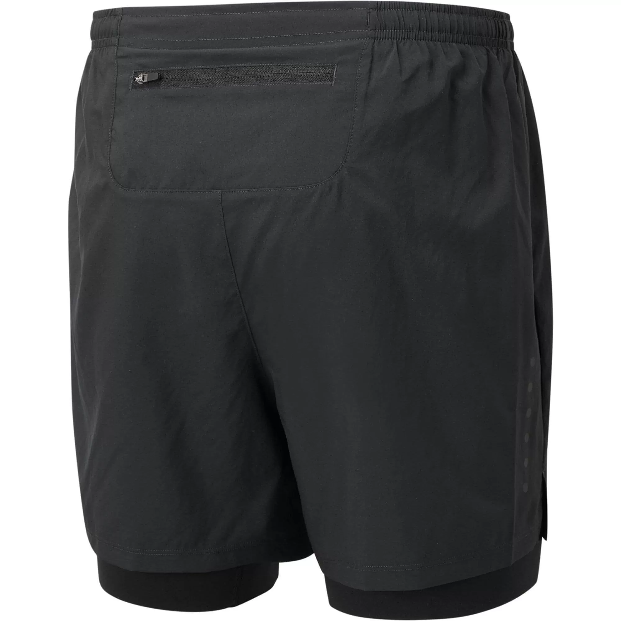 Ronhill Core Twin 2 In 1 Mens Running Shorts - Black