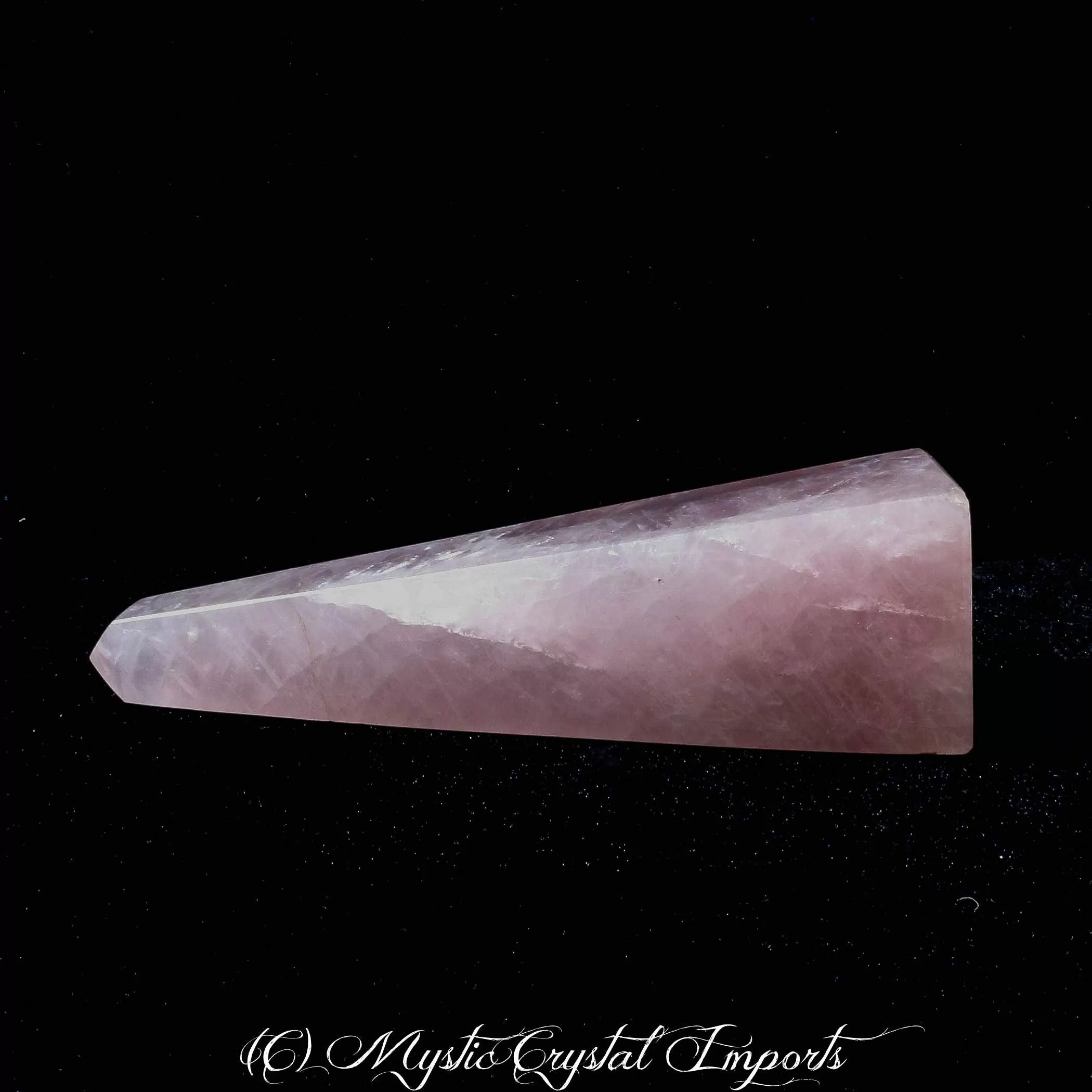 Rose Quartz Crystal Obelisk - 7 1/2 Tall