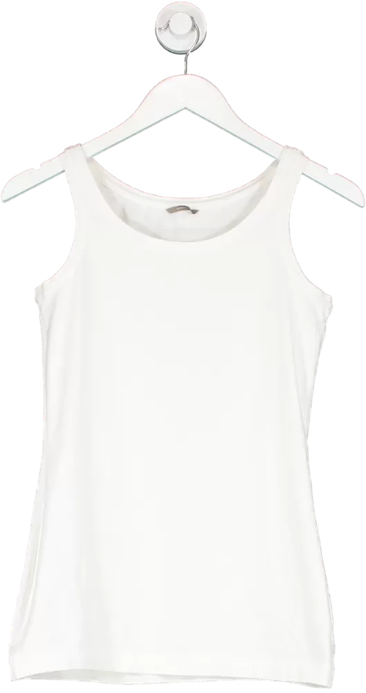 sandwich_ White Basic Cotton Tank Top One Size