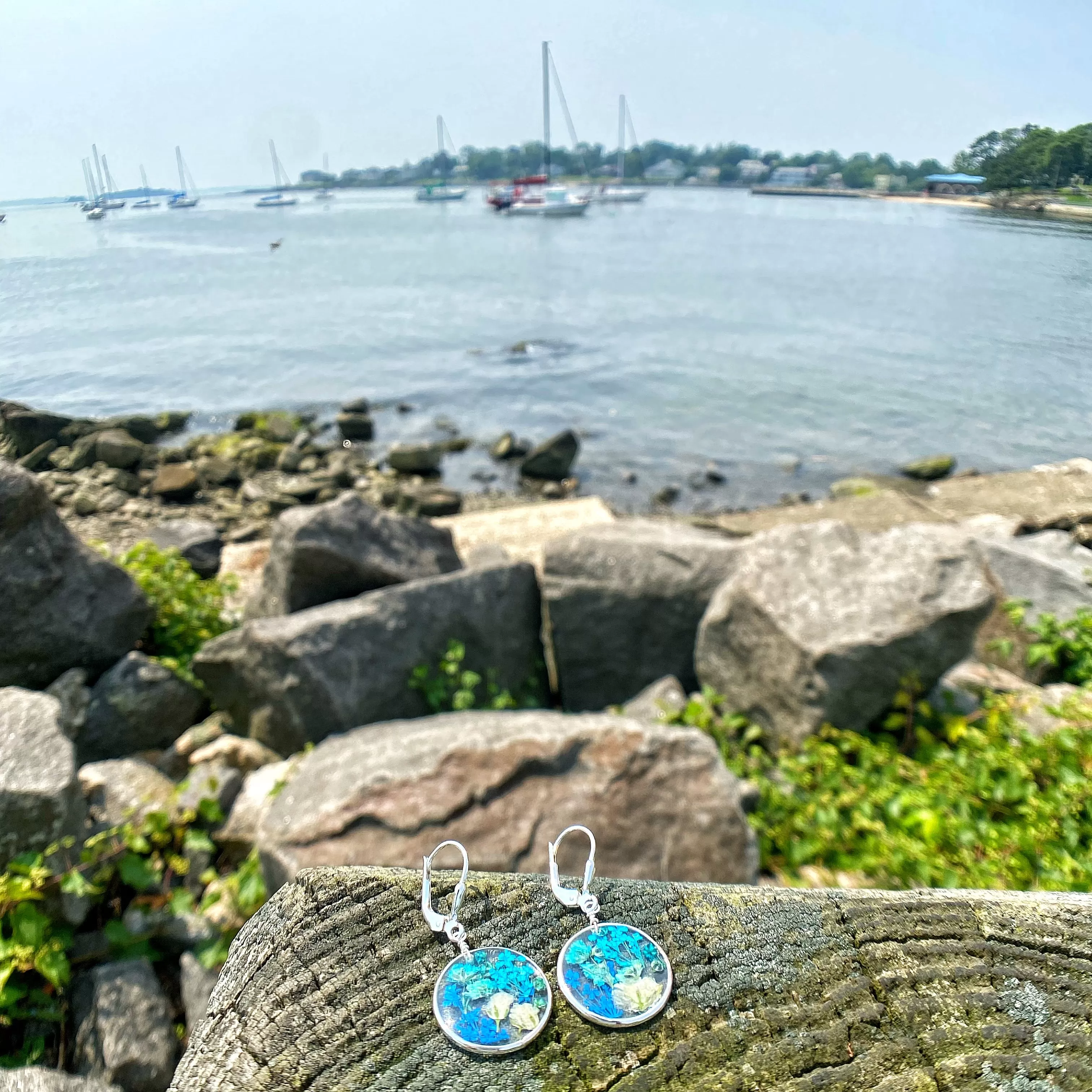 Seaside Blue Garden Earrings - BG15