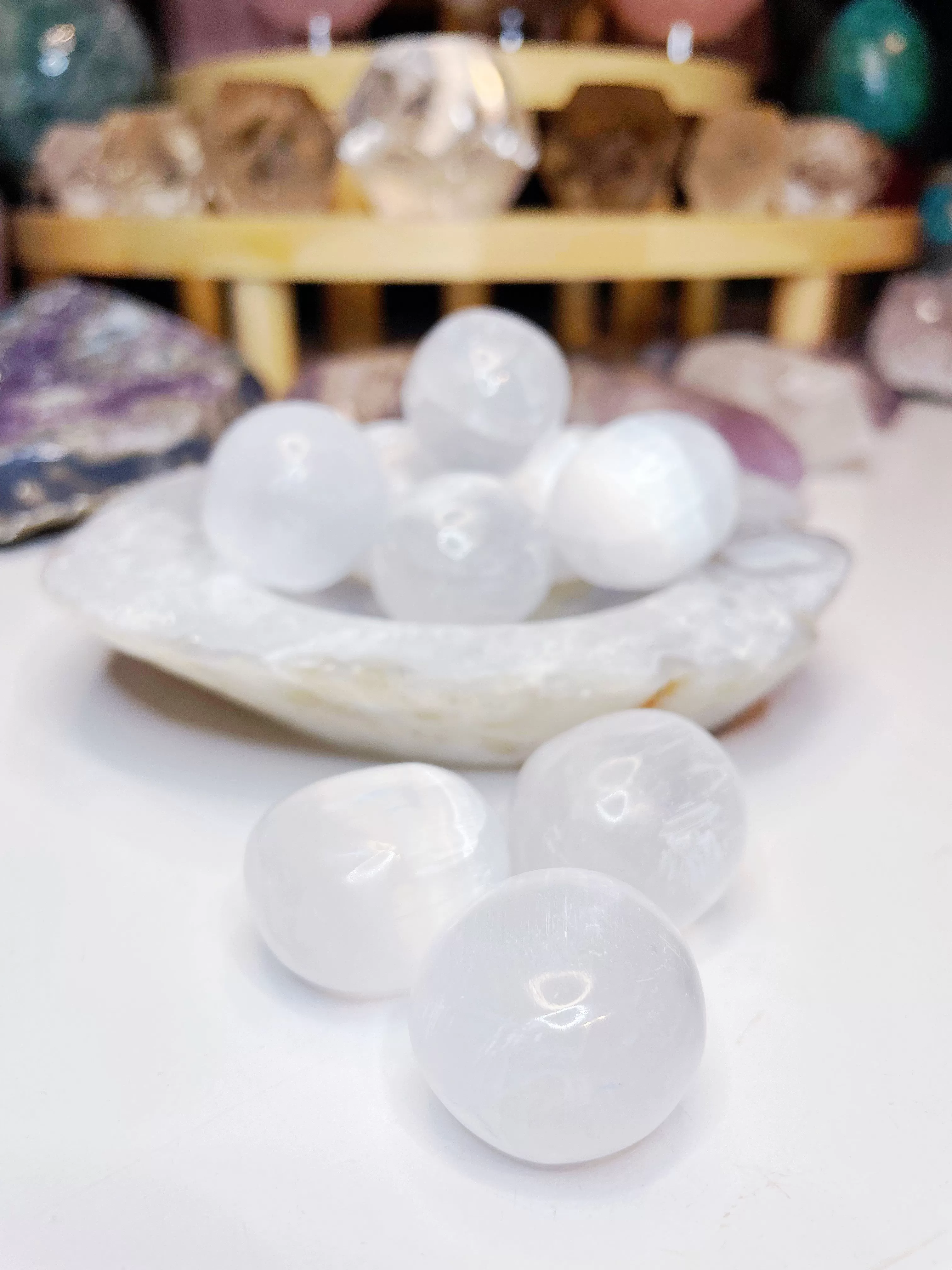 Selenite Tumbled Stones