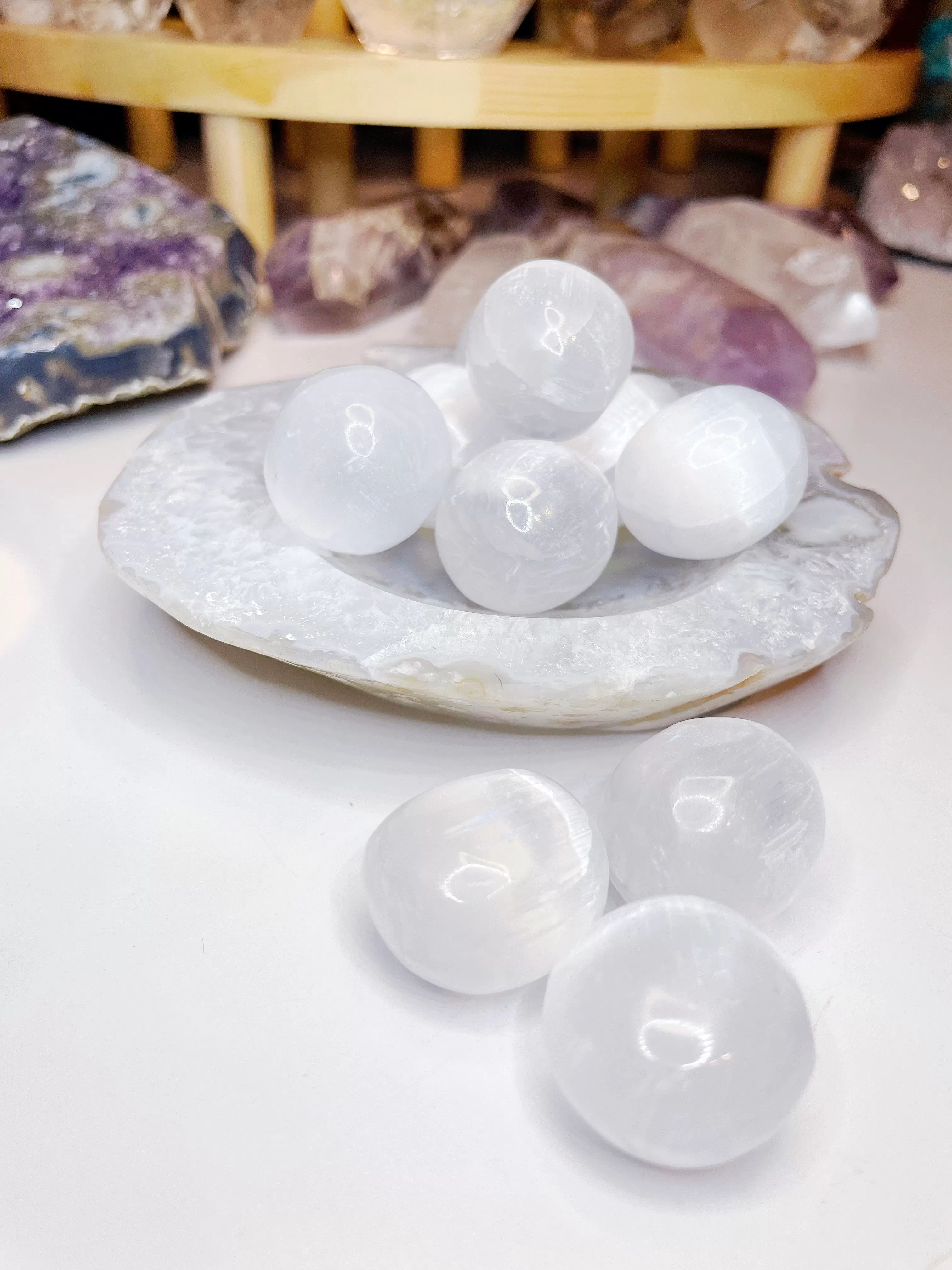 Selenite Tumbled Stones